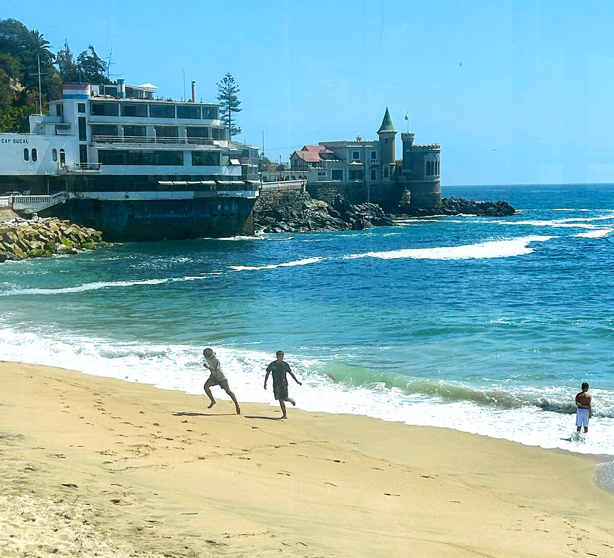 Kids Playing in the Surf, Vina Del Mar