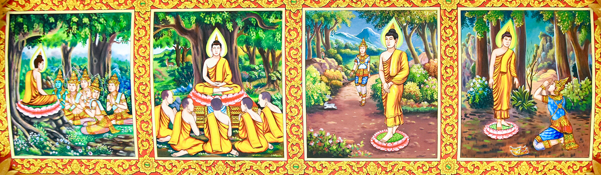 Scenes from the Life of Buddha in the Headquarters Building