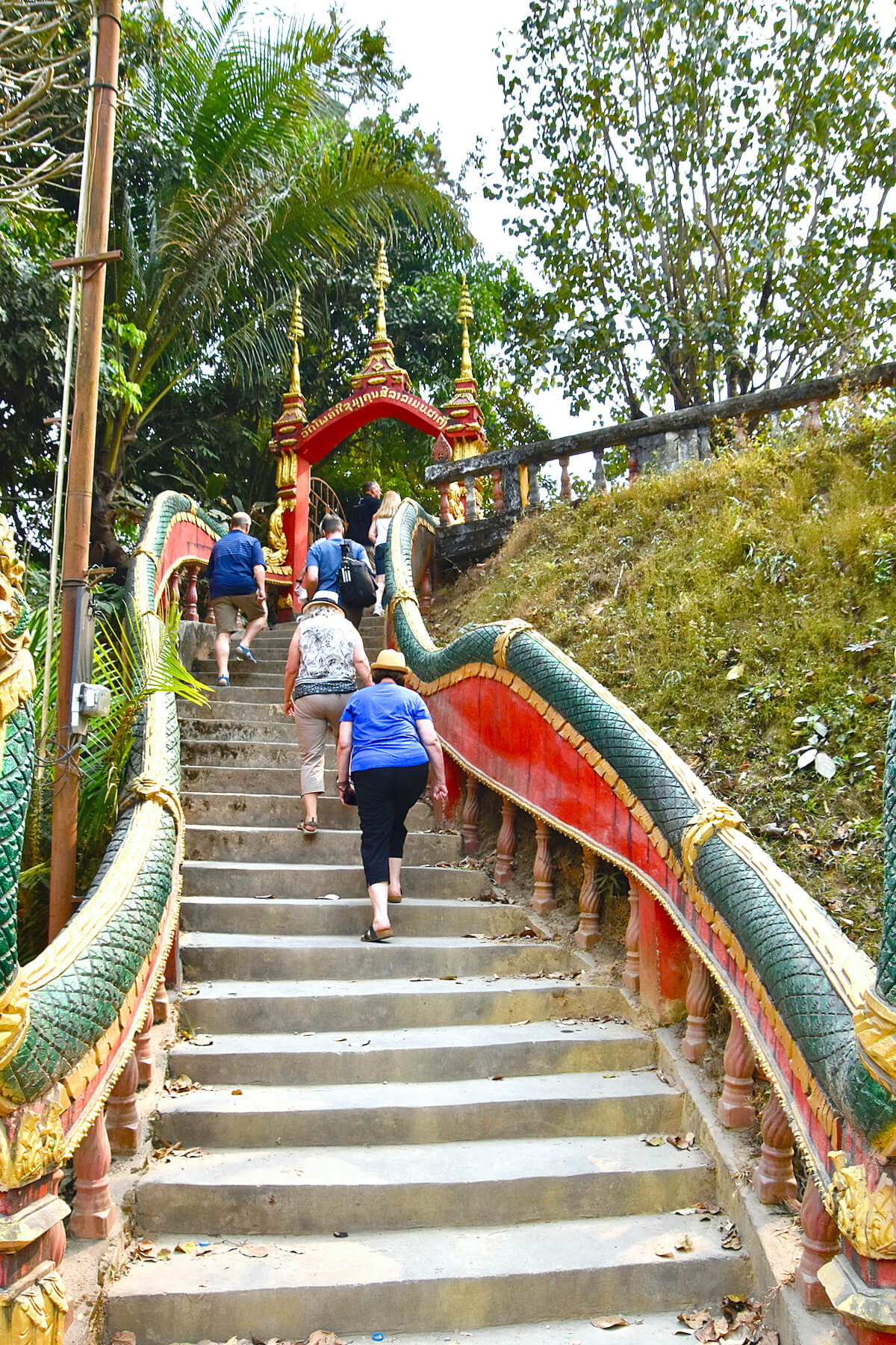 Stairs to Wat Pho Karm
