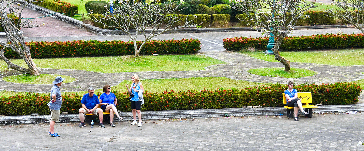 Waiting Outside the Buddhist Headquarters