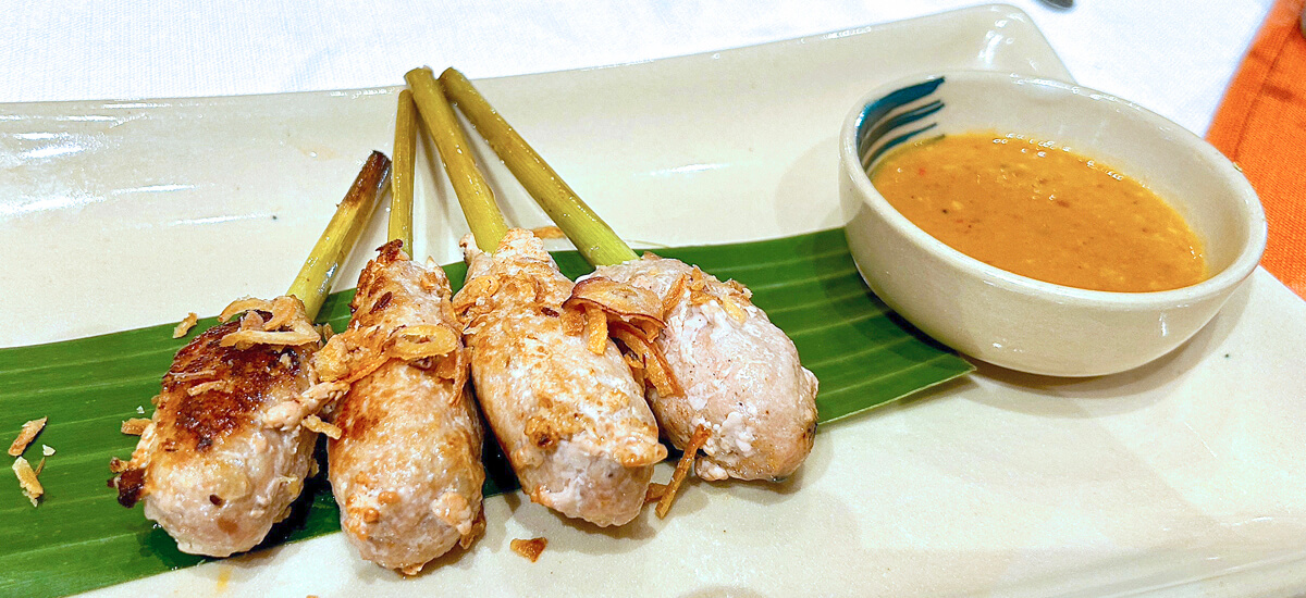 Chicken on Lemongrass Skewers