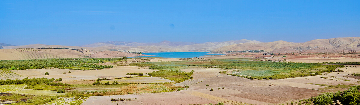 Distant View of Barrage Sidi Chahed