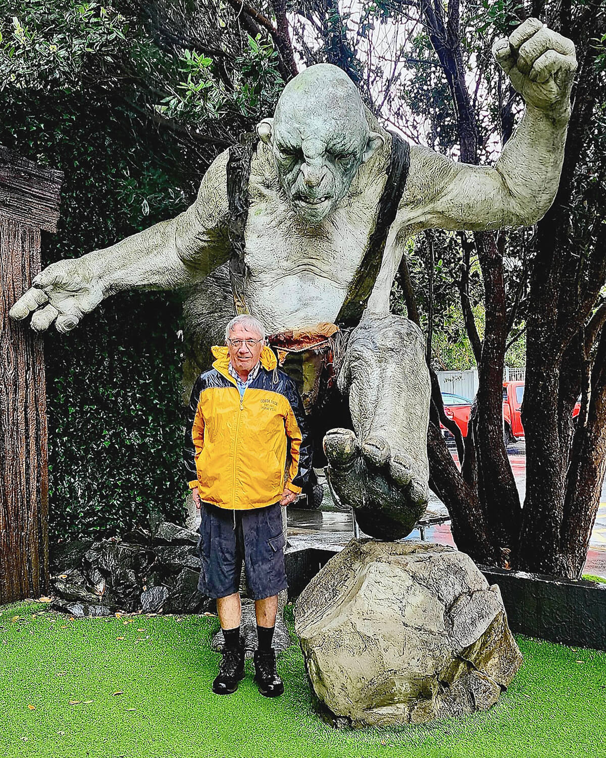 Outside Weta Workshop