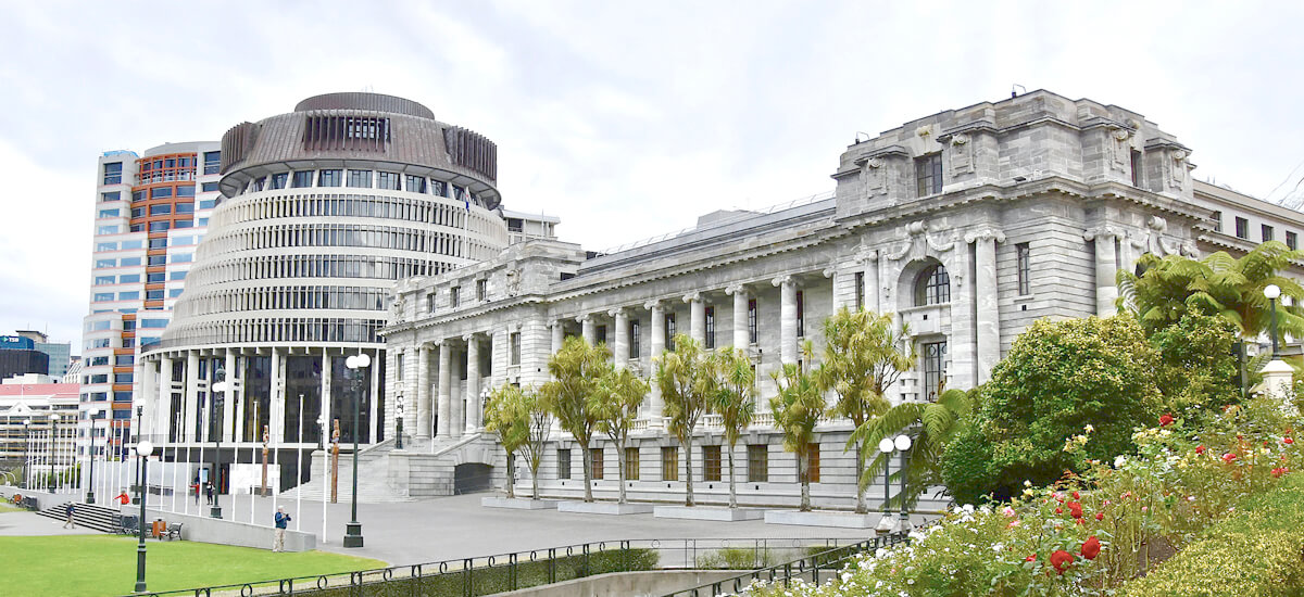 Parliament & Beehive Buildings