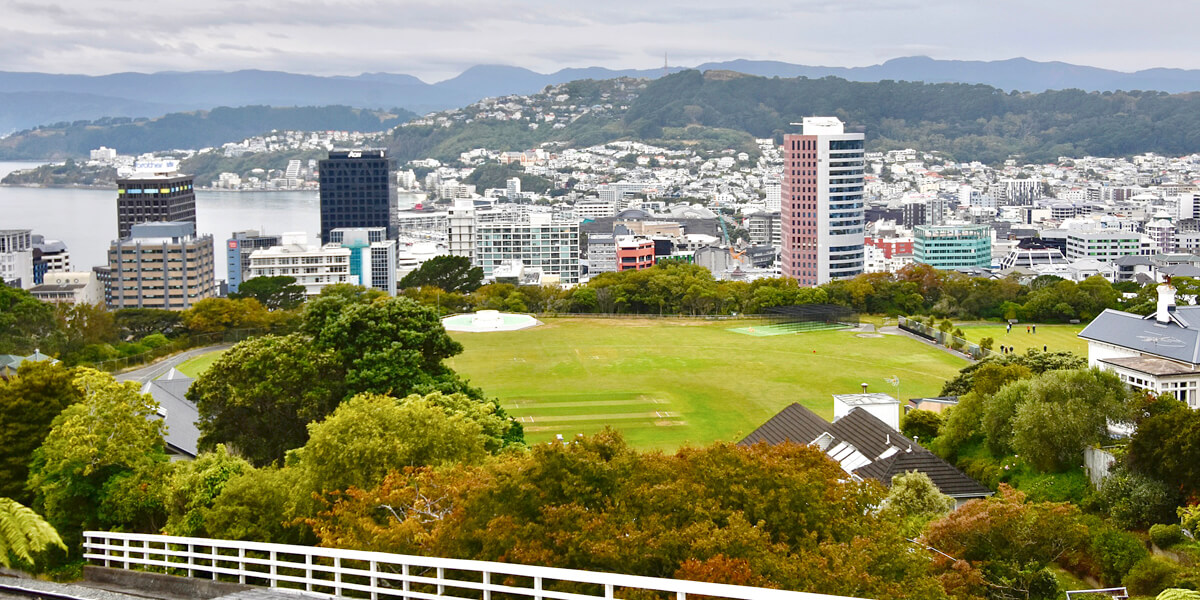 View from the Top of the Cable Car Landing