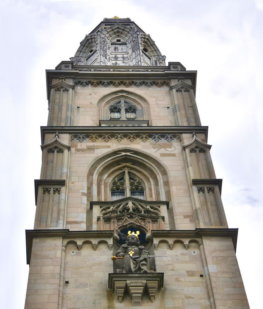 Charlemagne on Gross Munster Tower