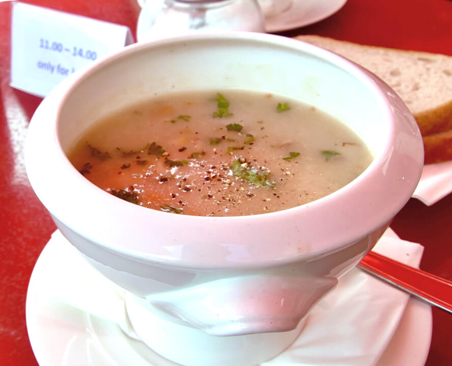Barley Soup on the Riverfront