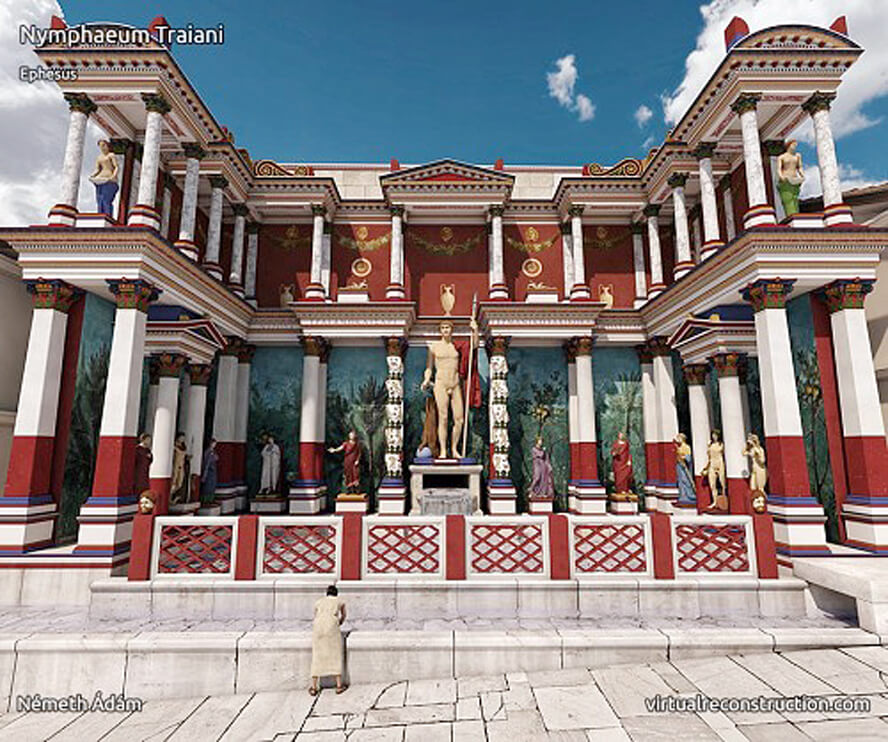 The Nymphareum as Constructed. Ephesus – Visiting Turkey's Most Impressive Ruins.