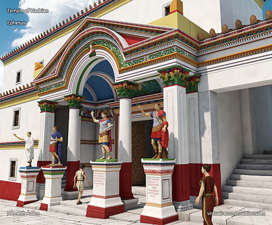 Temple of Hadrian Reconstruction. Ephesus – Visiting Turkey's Most Impressive Ruins.