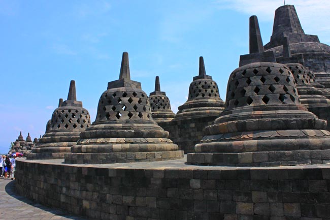 Borobudur is a 9th-century Mahayana Buddhist Temple in Magelang | Location: Yogyakarta,  Indonesia