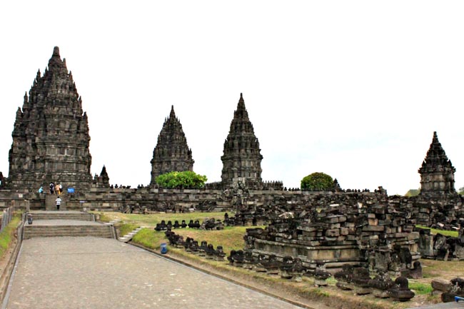Prambanan is a 9th-century Hindu temple compound in Central Java | Location: Yogyakarta,  Indonesia
