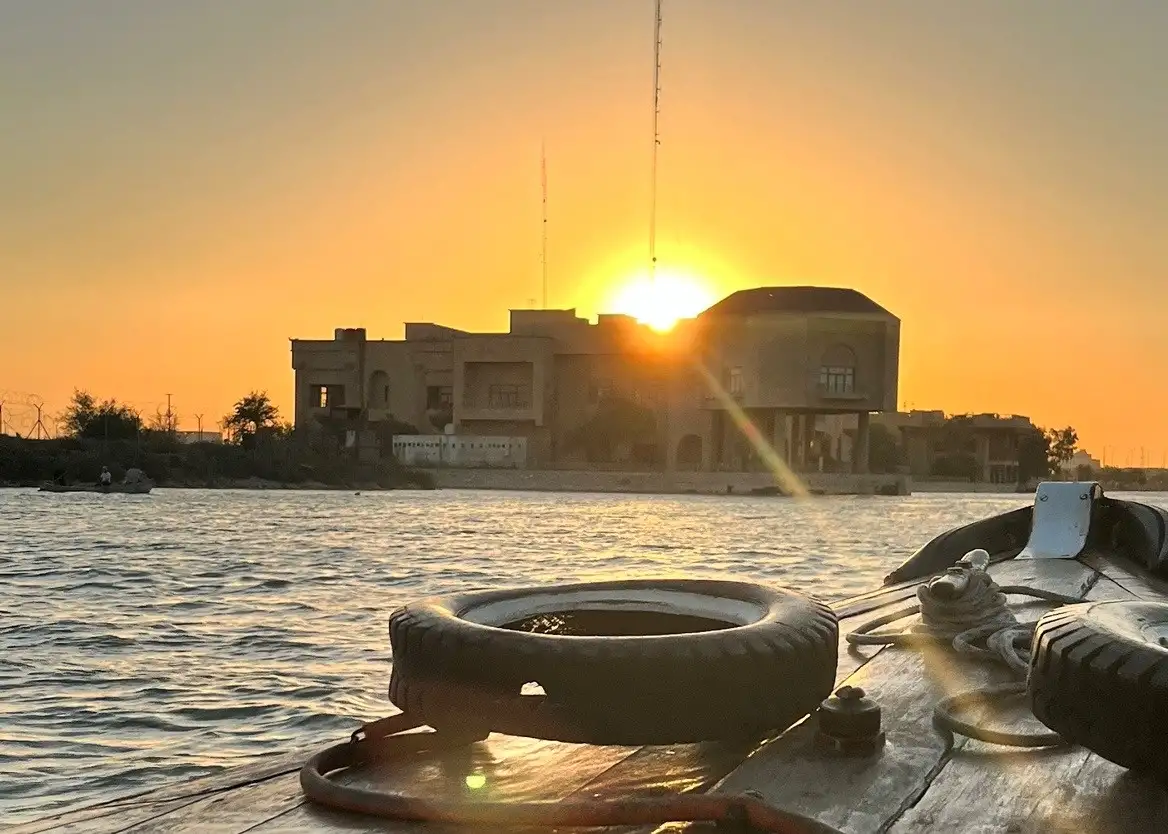 Sunset - Shatt al-Arab | Location: Basra, Iraq