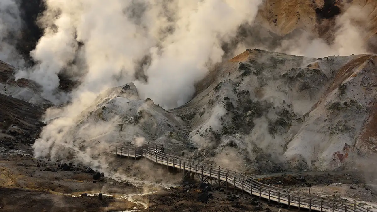 Jigokudani Valley | Location: Noboribetsu, Japan