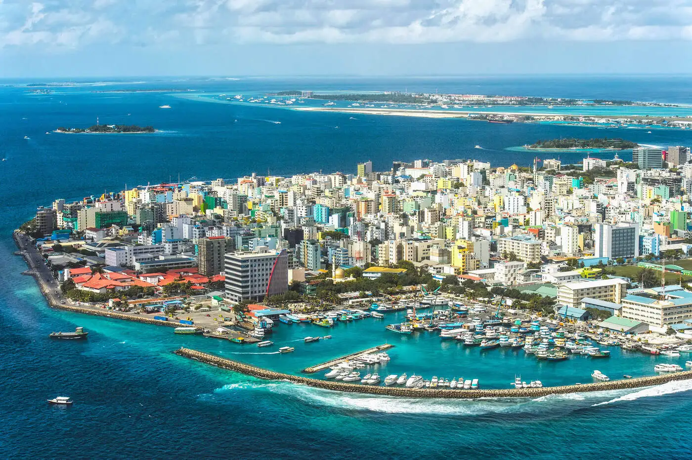 Aerial view | Location: Malé, Maldives