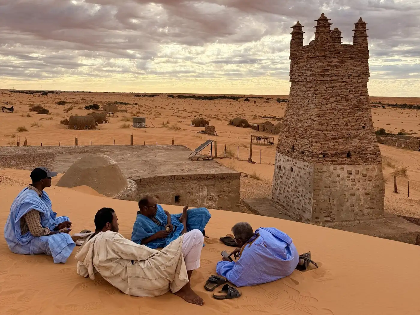 Sunset in Chinguetti | Location: Chinguetti, Mauritania