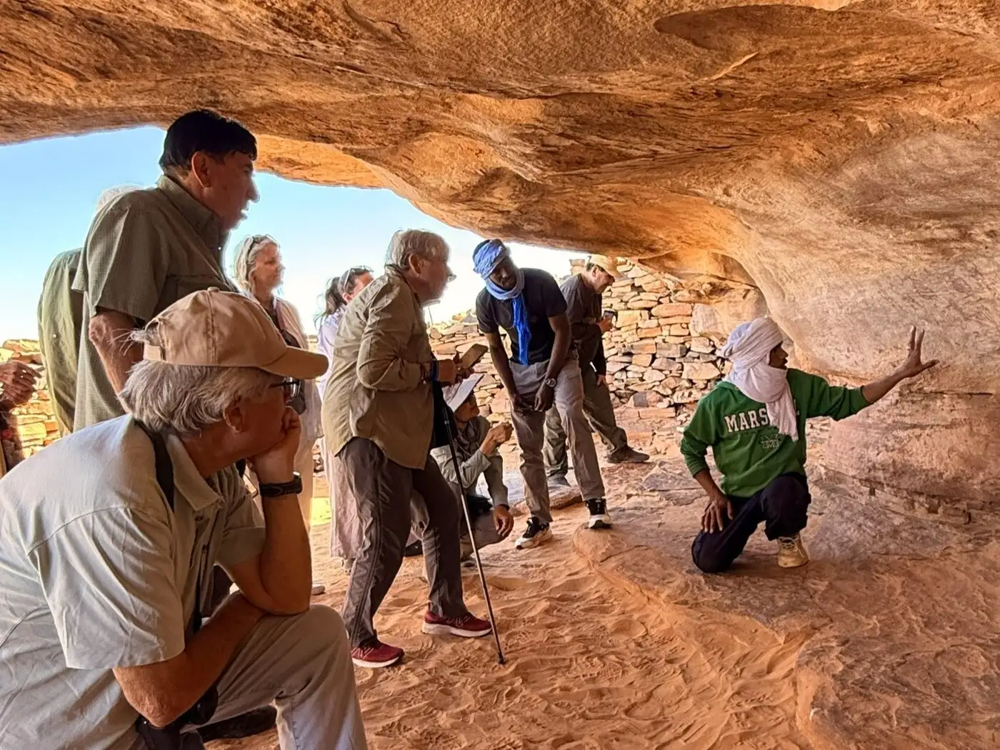 Aghour Aghajer rock paintings - Mauritania | Location: Mauritania