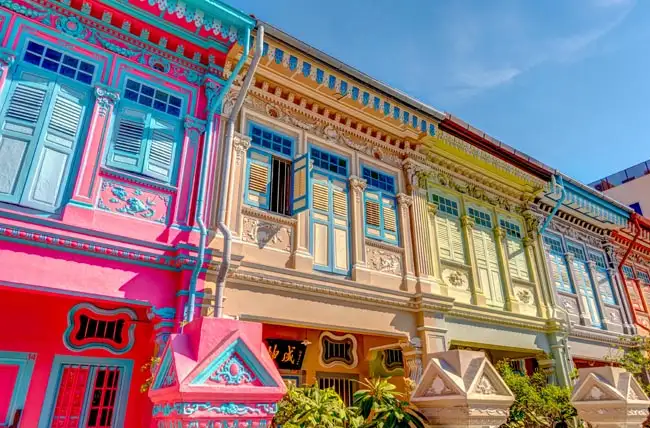 Peranakan shophouses | Location: Singapore, Singapore