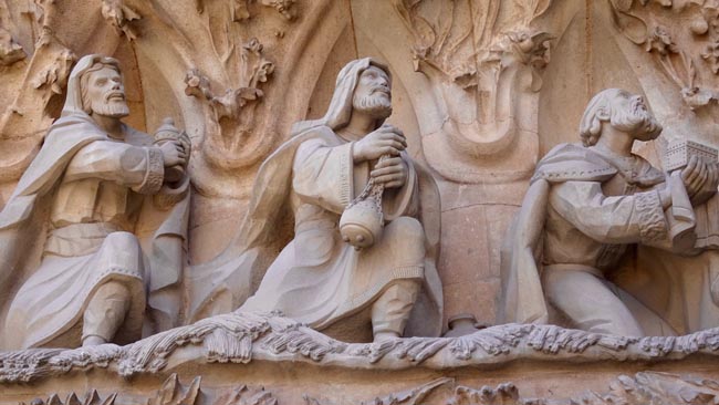 The 3 Kings by Gaudi | Location: Barcelona,  Spain