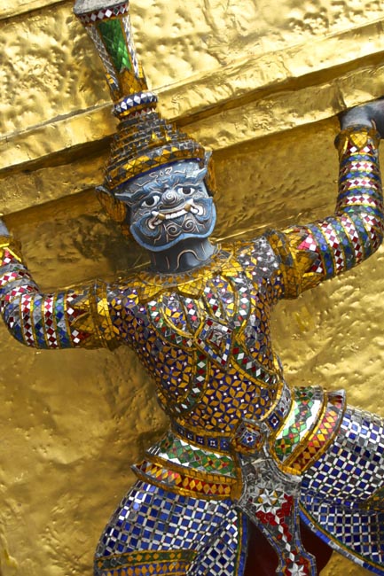 Detail at Wat Phra Kaew | Location: Bangkok,  Thailand