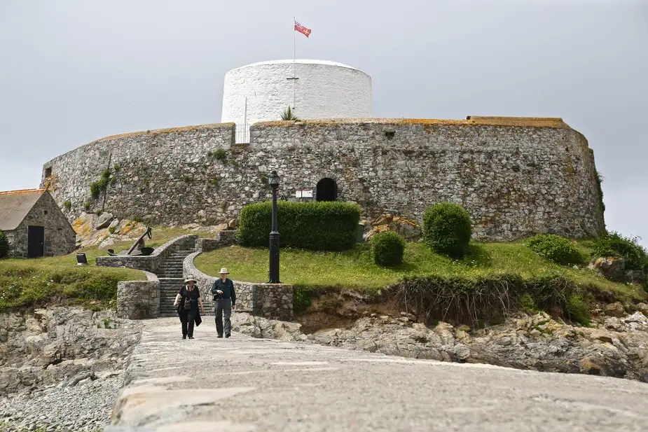 Fort Grey, a Martello Tower in Guernsey | Location: Guernsey Island, United Kingdom