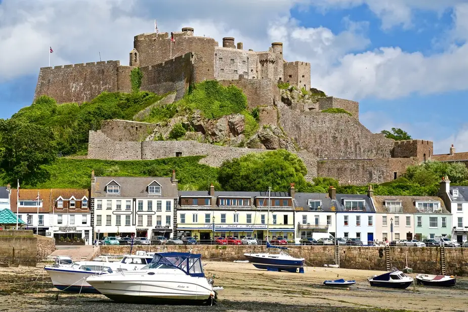 Mont Orgueil Castle on the island of Jersey | Location: Jersey Island, United Kingdom
