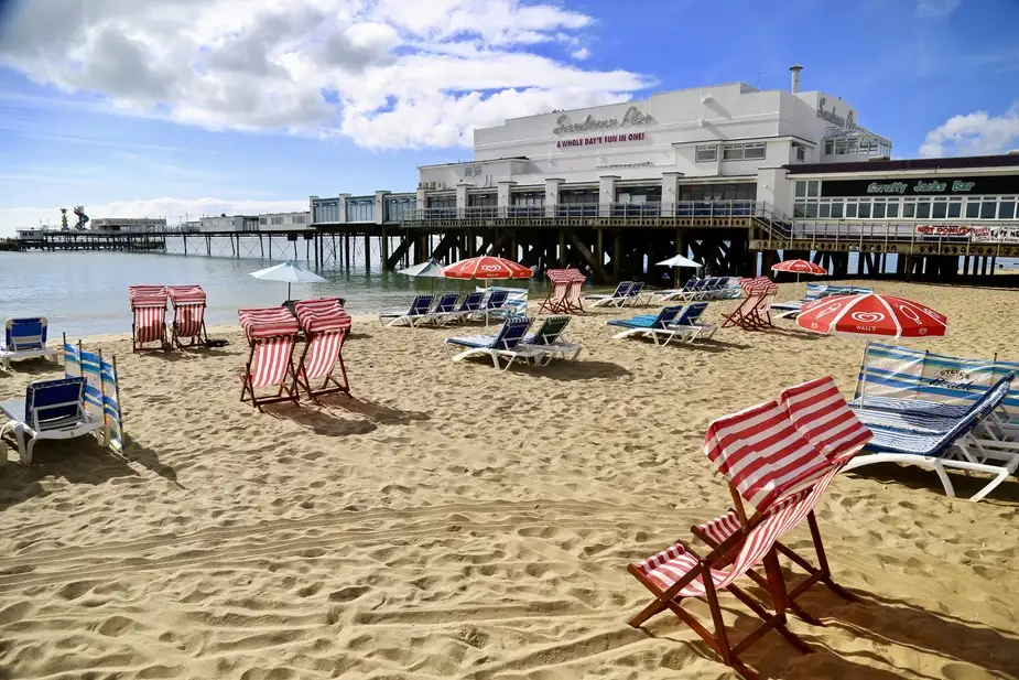 Sandown Beach on the Isle of Wight | Location: Isle Of Wight, United Kingdom