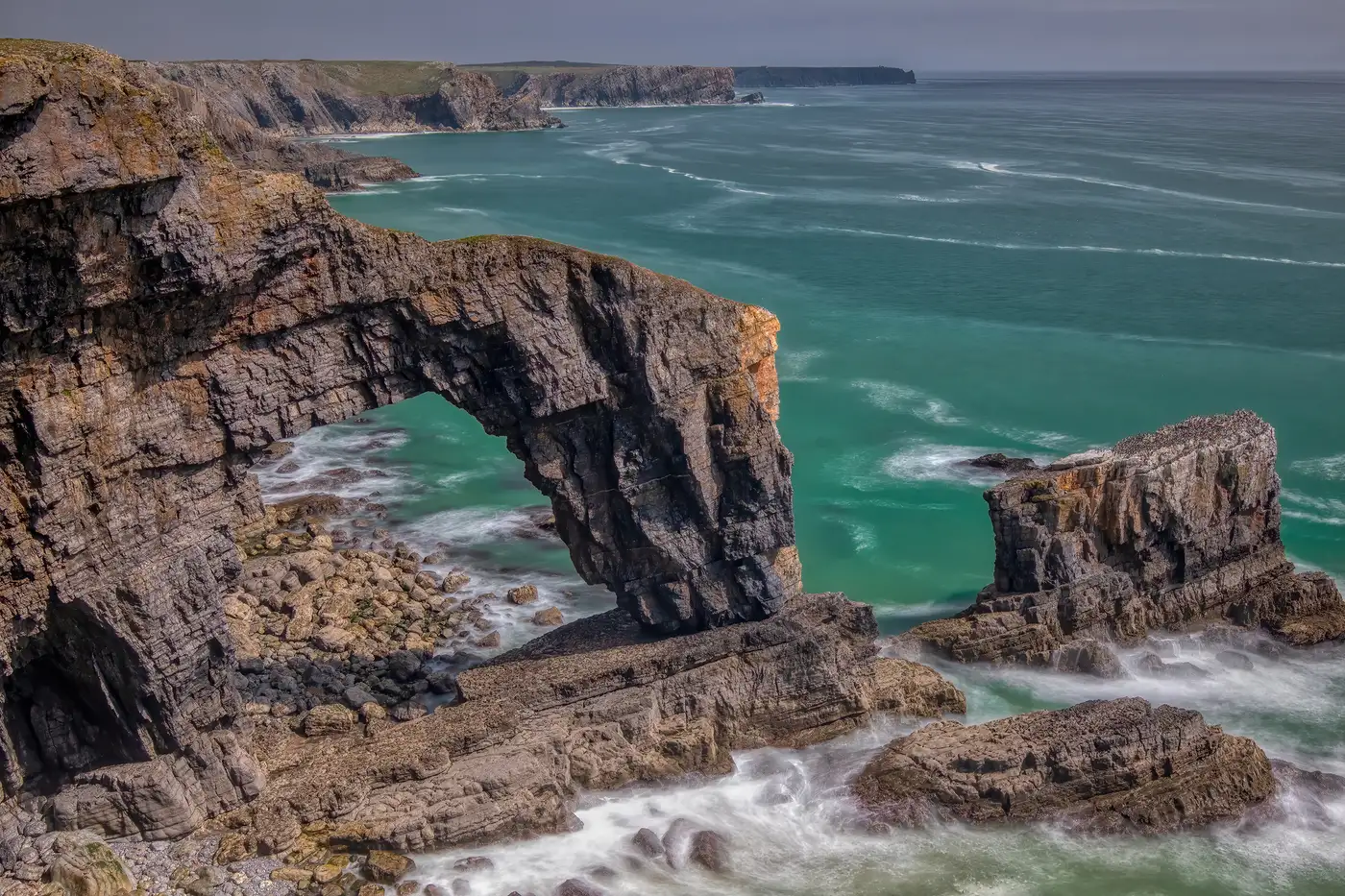 Green Bridge of Wales | Location: United Kingdom