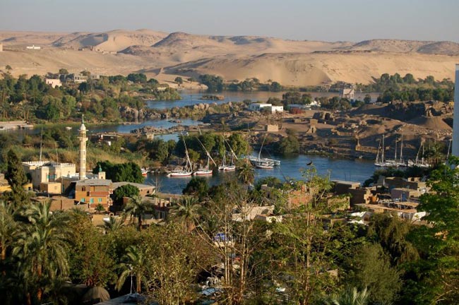 View of the City | Location: Aswan,  Egypt