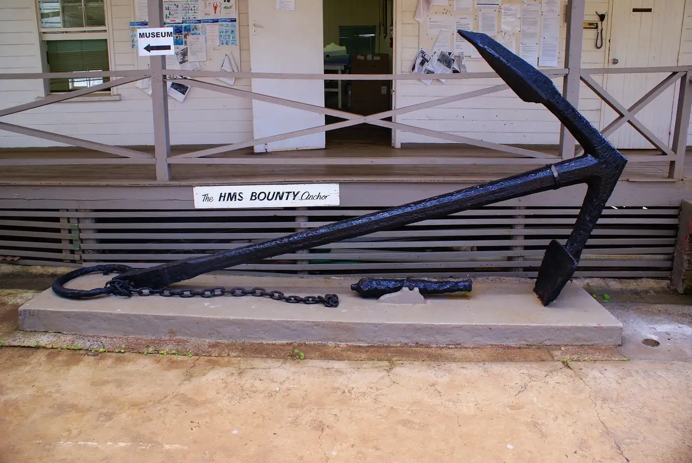 Bounty Anchor - Pitcairn | Location: French Polynesia