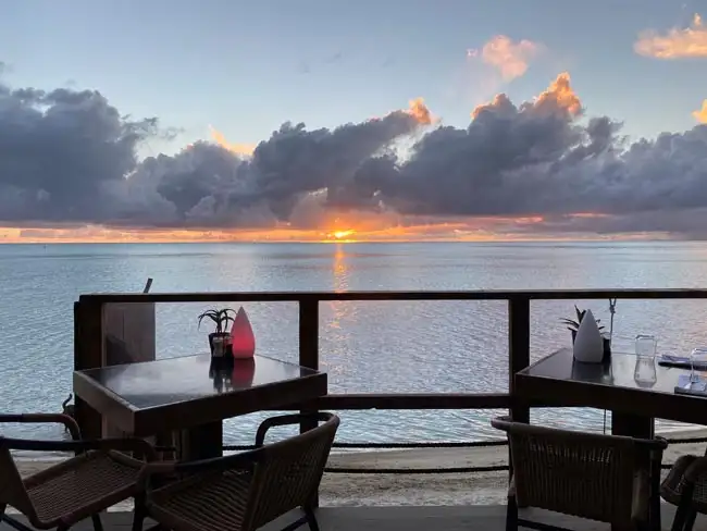 Bora Bora Sunset dinner | Location: French Polynesia
