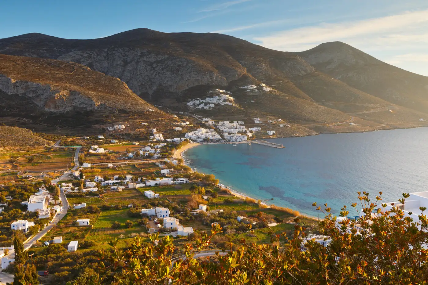 The village of Aegiali | Location: Amorgos, Greece
