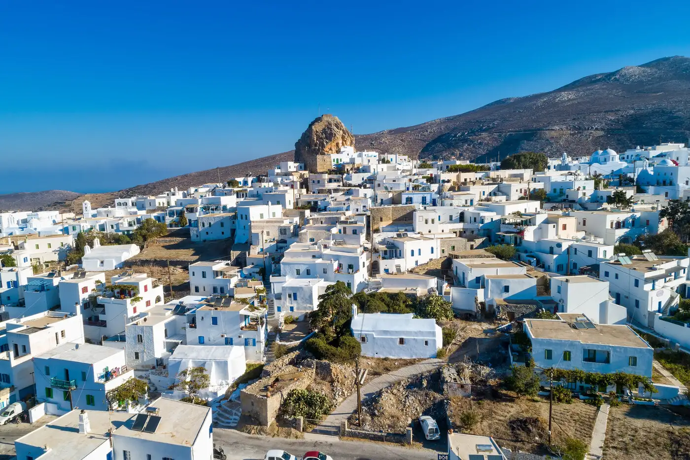 Island capital, Chora | Location: Amorgos, Greece