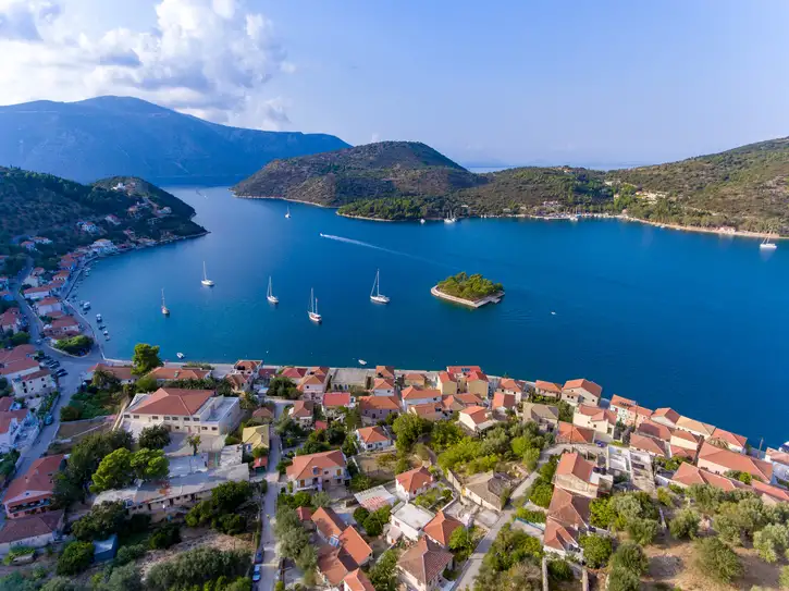 The town of Vathi | Location: Ithaki, Greece