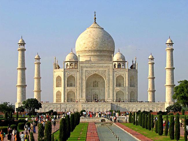 The Taj Maha, which comes from the  Persian and Arabic, 