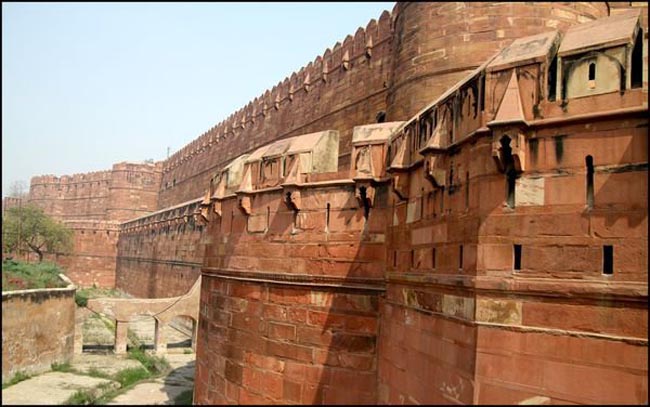 The Agra Fort is a UNESCO World Heritage | Location: Agra,  India