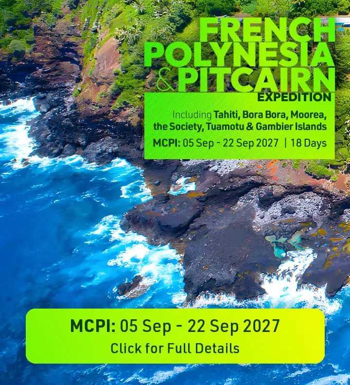 Pitcairn & French Polynesia Expedition Tour